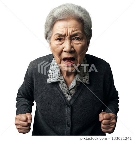 憤怒的老婦人 133021241