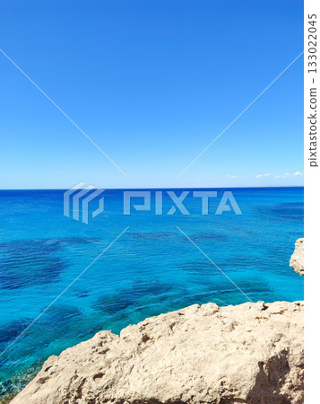 A Serene Ocean View Offering Clear Blue Waters and a Beautiful Rocky Shoreline to Enjoy A Serene Ocean View Offering Clear Blue Waters and a Beautiful Rocky Shoreline to Enjoy 133022045