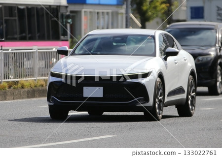 White domestic sports car image 133022761