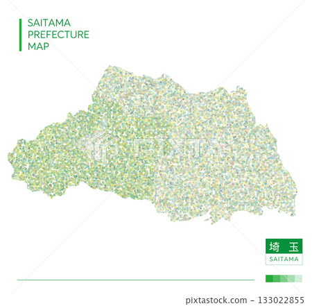 埼玉縣地圖 - 埼玉(點狀圖) 埼玉縣地圖 - 埼玉(點狀圖) 133022855