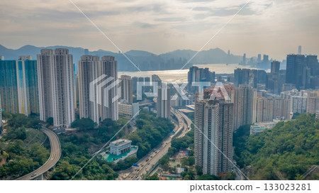 Nov 2 2025 Daytime view of TKO Highway and surroundings 133023281
