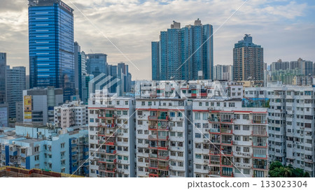 Nov 2 2025 Kwun Tong Residential Buildings in Urban Daylight Scene 133023304