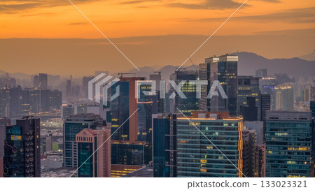 Nov 2 2025 Kwun Tong Cityscape in Soft Evening Light Nov 2 2025 Kwun Tong Cityscape in Soft Evening Light 133023321