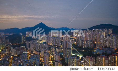 Nov 2 2025 Night View Of Kwun Tong Hong Kong Skyline 133023338