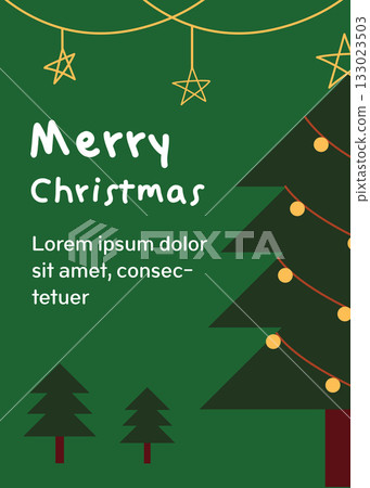 Christmas template for poster, social media, event, invitation and illustration 133023503