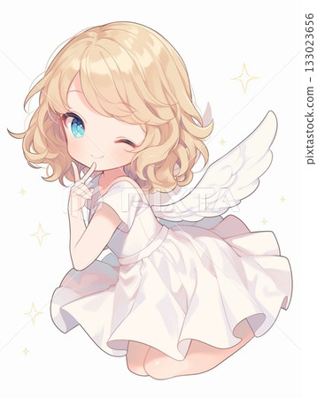 一個畸形的、Q版風格的女孩 一個畸形的、Q版風格的女孩 133023656