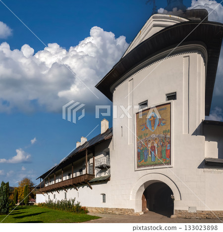 Main Entrance and Bell Tower of Ancient Neamt Monastery, Cultural Hub of Romania 133023898