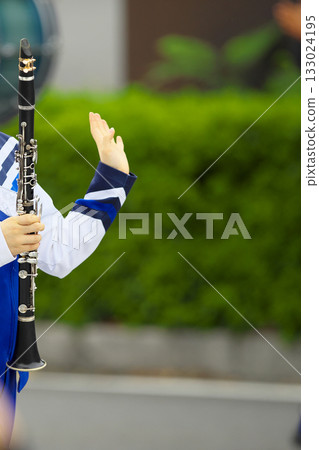 Marching band parade instruments 133024195