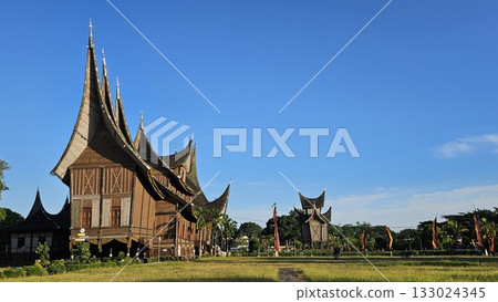 This is traditional house name Rumah Gadang Pagaruyung This is traditional house name Rumah Gadang Pagaruyung 133024345