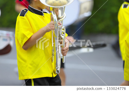 Marching band parade instruments Marching band parade instruments 133024776