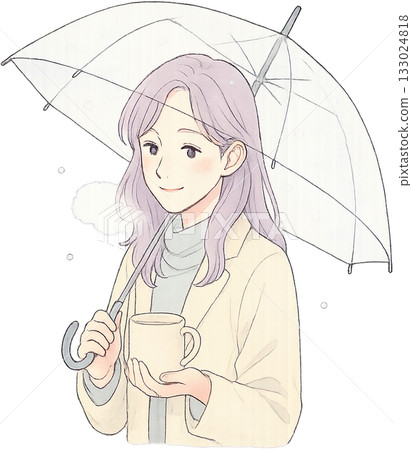 一幅線條柔和的插圖 133024818