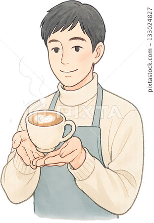 A subtle line drawing illustration A subtle line drawing illustration 133024827