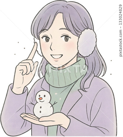 A subtle line drawing illustration 133024829