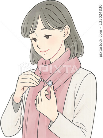 A subtle line drawing illustration 133024830