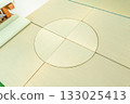 Round borderless tatami mat 133025413