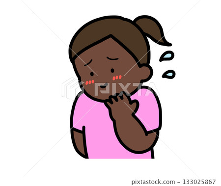 尷尬的黑人女孩 133025867