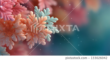 A Vibrant CoralInspired Abstract Background Featuring Delicate Patterns and Textures 133026042