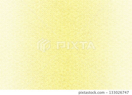 Background image 19b: A sparkling, delicate, pale gold pattern overlaid with a Seigaiha pattern Background image 19b: A sparkling, delicate, pale gold pattern overlaid with a Seigaiha pattern 133026747