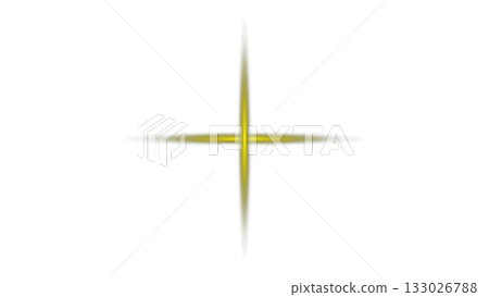 Yellow light flare on white background Yellow light flare on white background 133026788