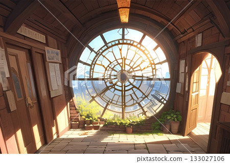 遊戲背景:蒸氣龐克飛艇的圓形舷窗 遊戲背景:蒸氣龐克飛艇的圓形舷窗 133027106