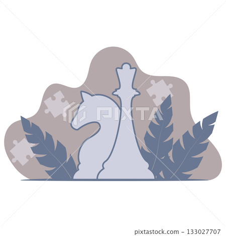 chess concept illustration chess concept illustration 133027707