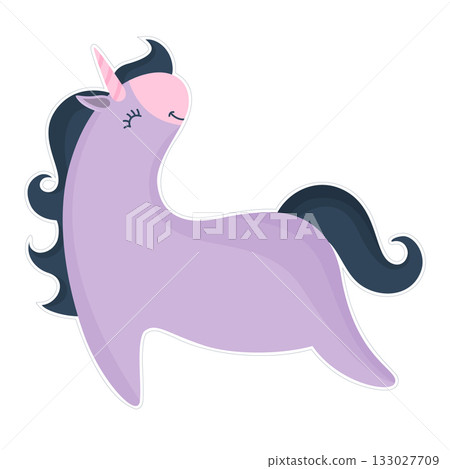 cartoon unicorn 133027709