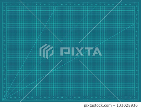 Cutting mat with grid 133028936