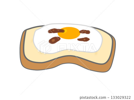 煎蛋麵包_醬油 133029322