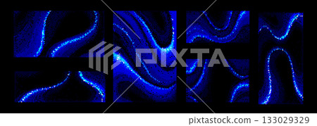 Neon pixel gradient background with glowing bitmap Neon pixel gradient background with glowing bitmap 133029329