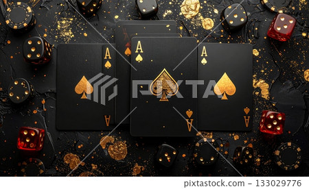 gingerbread cookies and gingerbread cookies on dark wooden table 133029776