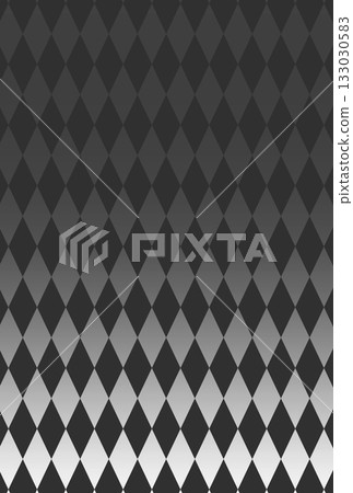 黑灰色菱形格紋，明信片尺寸，直式版 133030583