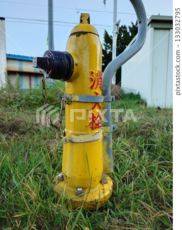 Yellow fire hydrant Yellow fire hydrant 133032795