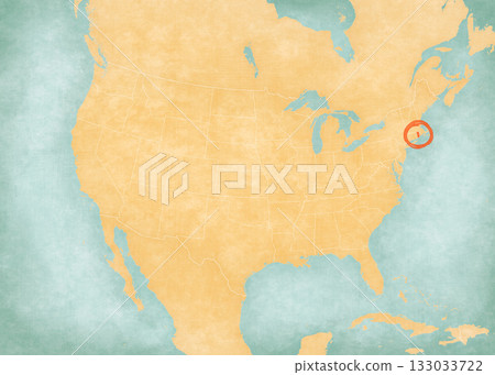 Map of United States of America - Rhode Island Map of United States of America - Rhode Island 133033722