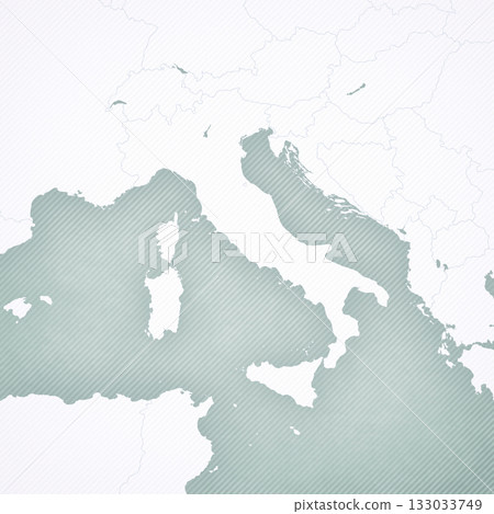 Map of Italy - Blank map Map of Italy - Blank map 133033749