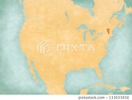 Map of United States of America - Vermont 133033938