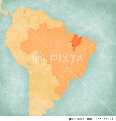 Map of Brazil - Maranhao Map of Brazil - Maranhao 133033941