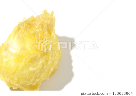 Egg tempura photographed alone on a white background 133033964