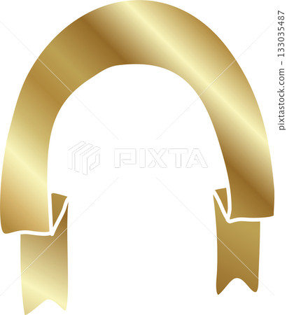 Golden luxury tag and banners, sale, promotion 133035487