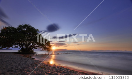 Hikone City: Lake Biwa scenery 133035823