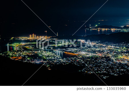 從山上看到的夜景 從山上看到的夜景 133035960