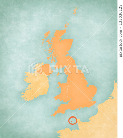 Map of United Kingdom - Guernsey 133036125