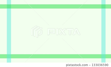 Simple and cute frame background of colorful ribbon lines 133036590