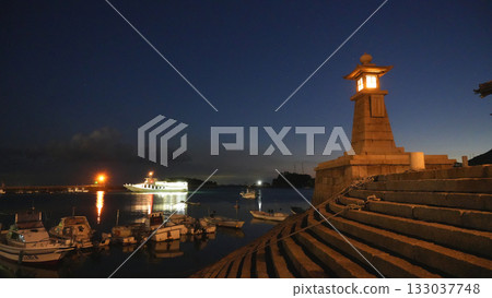 Tomonoura: Illuminated night lights Tomonoura: Illuminated night lights 133037748
