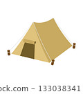 米色露營帳篷 133038341