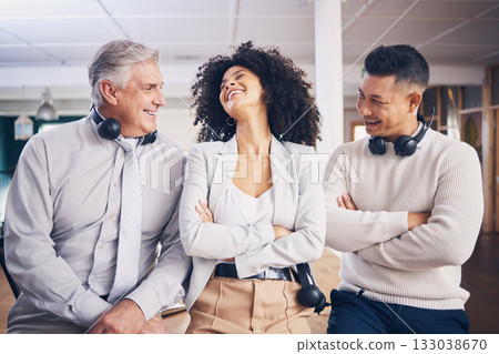 Call center, contact us and laughing telemarketing team and web help support staff. Office, workers and smile of a customer service group with happiness, teamwork and job collaboration feeling proud Call center, contact us and laughing telemarketing team and web help support staff. Office, workers and smile of a customer service group with happiness, teamwork and job collaboration feeling proud 133038670