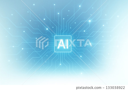 Digital images floating in cyberspace 133038922