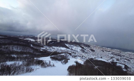 A view of Otaru city below A view of Otaru city below 133039038