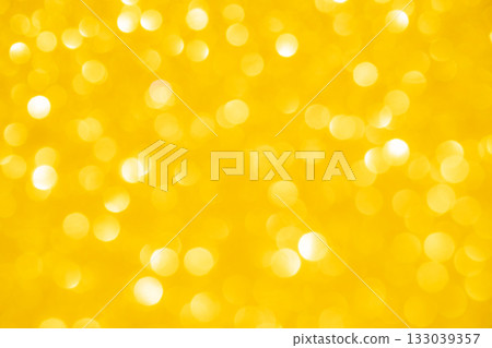黃色大小閃光背景材料 133039357