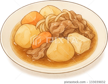 一幅線條柔和的插圖 133039832