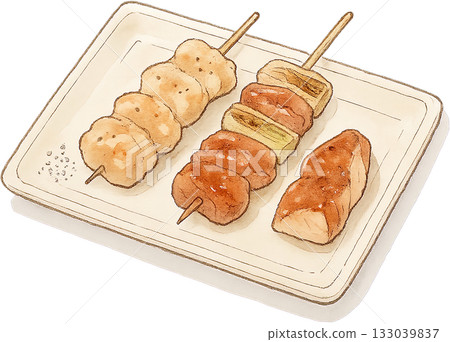 一幅線條柔和的插圖 一幅線條柔和的插圖 133039837